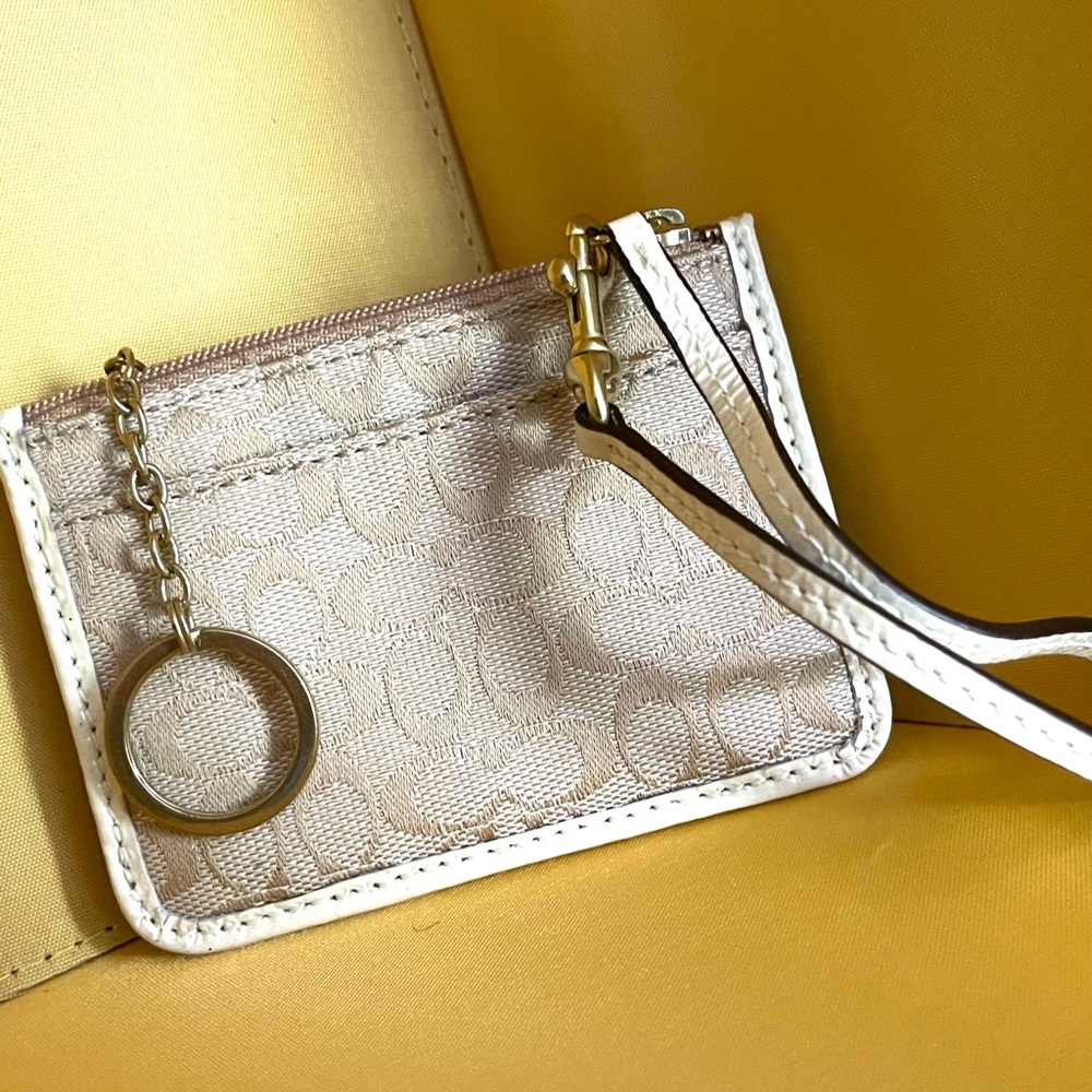 Zip Card Case In Signature Canvas